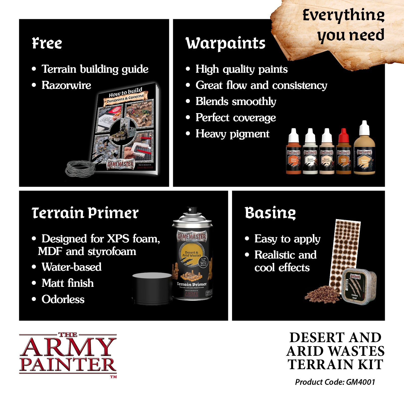 Gamemaster - Desert & Arid Wastes Terrain Kit