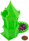 Feldherr MINIMUM with Mini Dice Tower + foam tray + RPG dice set - Green