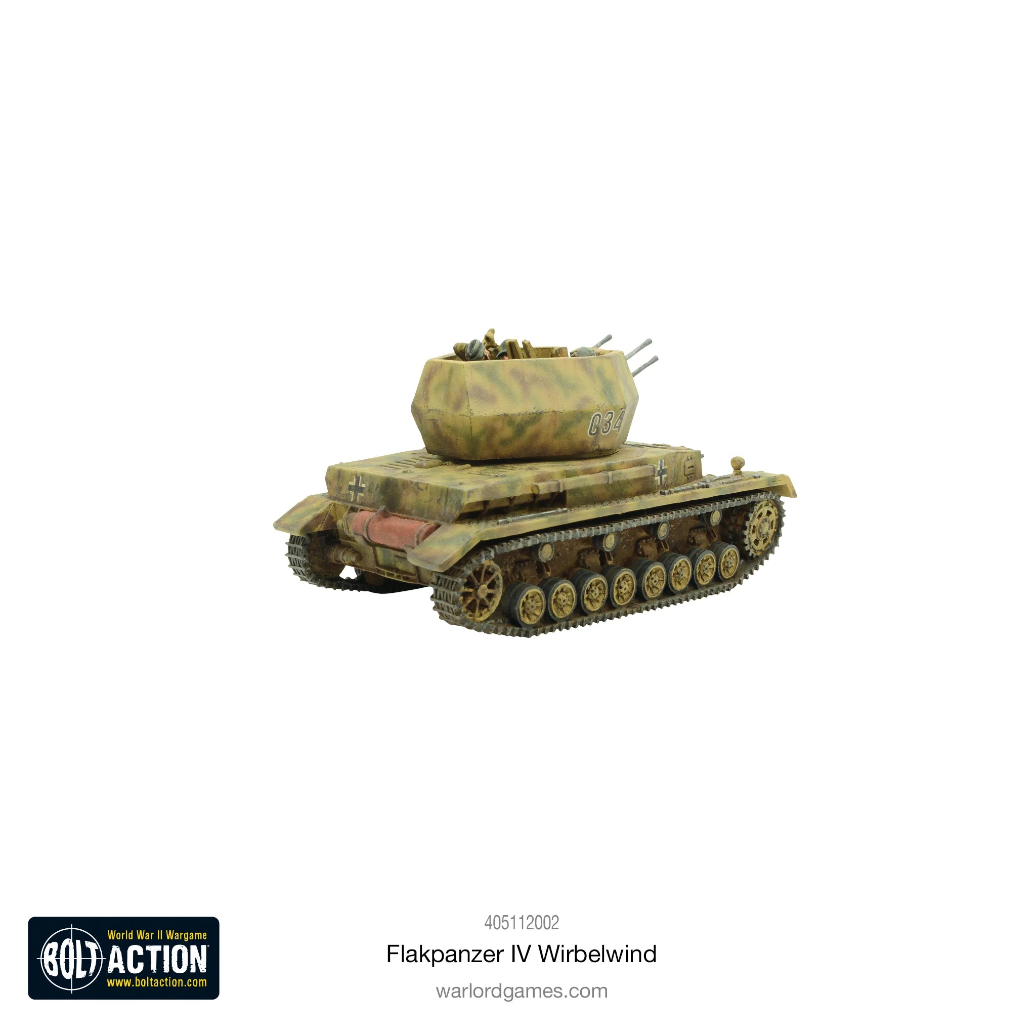 Bolt Action -Flakpanzer IV Wirbelwind (resin)