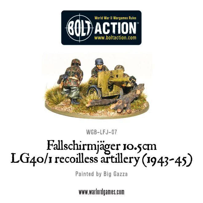 Bolt Action - Fallschirmjager 10.5cm LG40/1 recoilless artillery (1943-45)