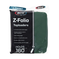 BCW - Z-Folio 4-Pocket LX Album - Toploaders - Green