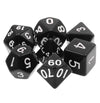 Black Opaque - 7ct Dice Set