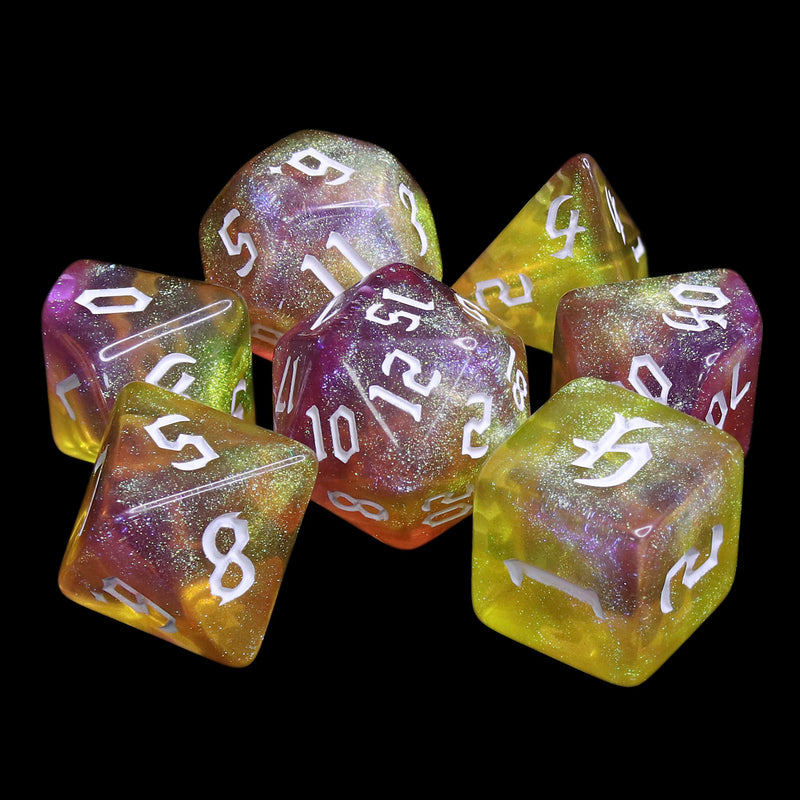 Golden Faith - 7ct Dice Set