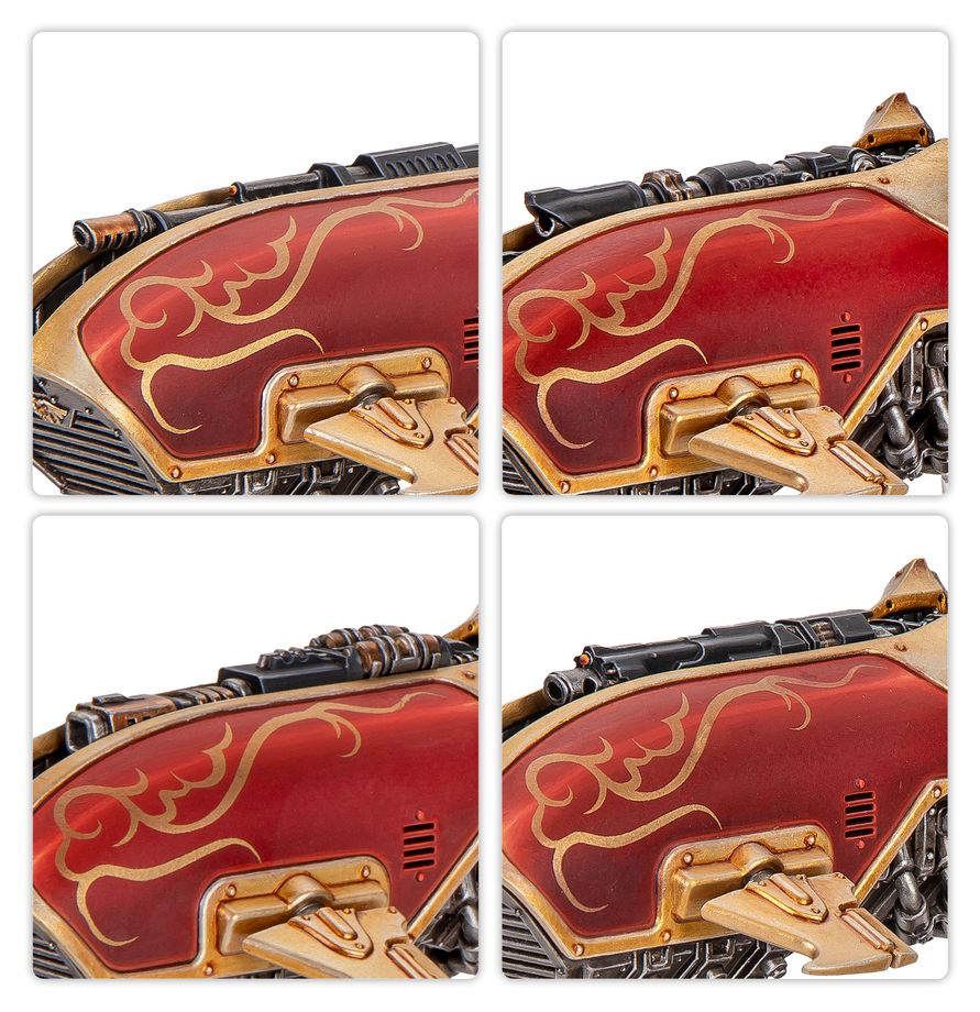 Warhammer 40K/The Horus Heresy - Custodes - Gyrfalcon Jetbike Sodality