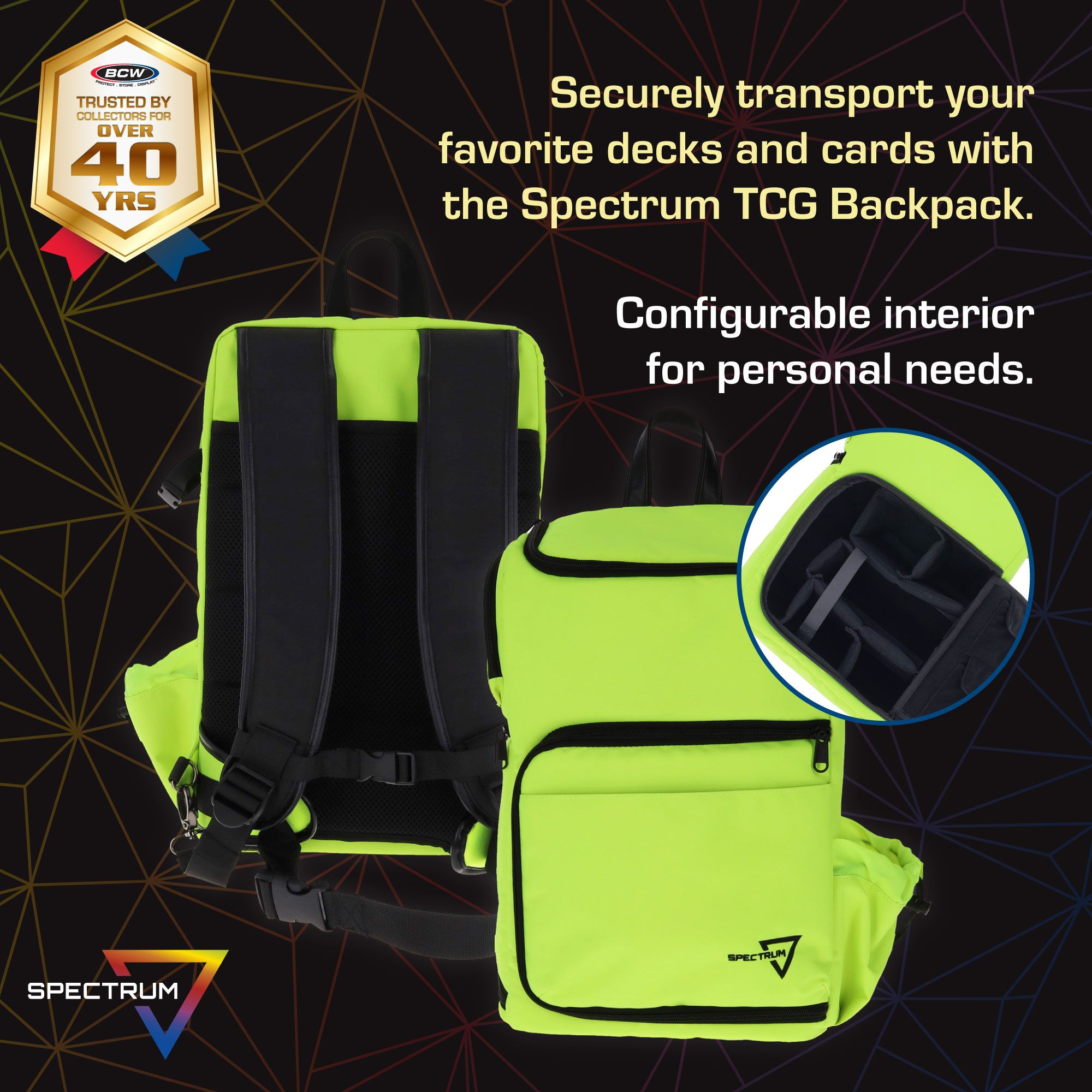 TCG Backpack - Radioactive Green TCG Backpack - Radioactive Green