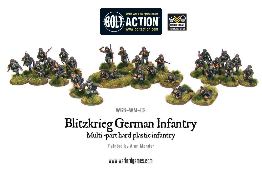 Bolt Action - Blitzkrieg German Infantry plastic boxed set