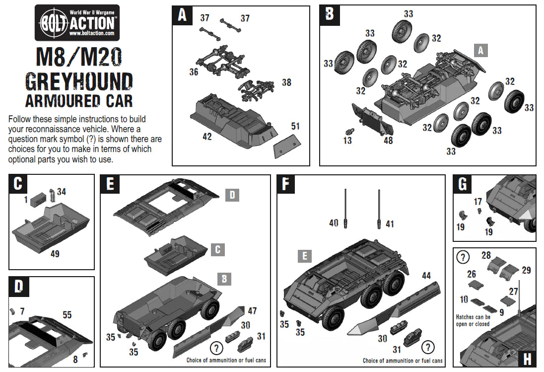 Bolt Action - M8/M20 Greyhound Scout Car