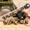 Gold - 7ct Metal Mini Dice Set
