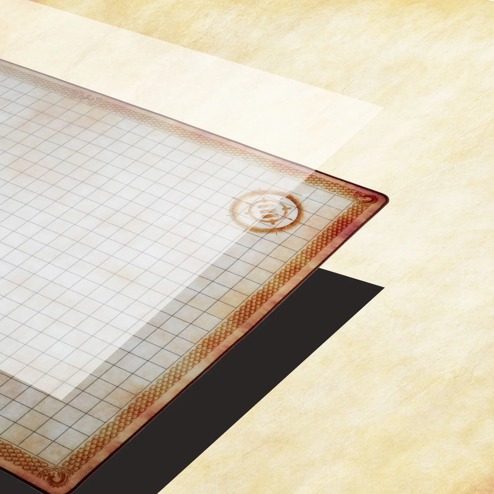 Enhance: Deluxe Rubber RPG Grid Mat Campaign Kit