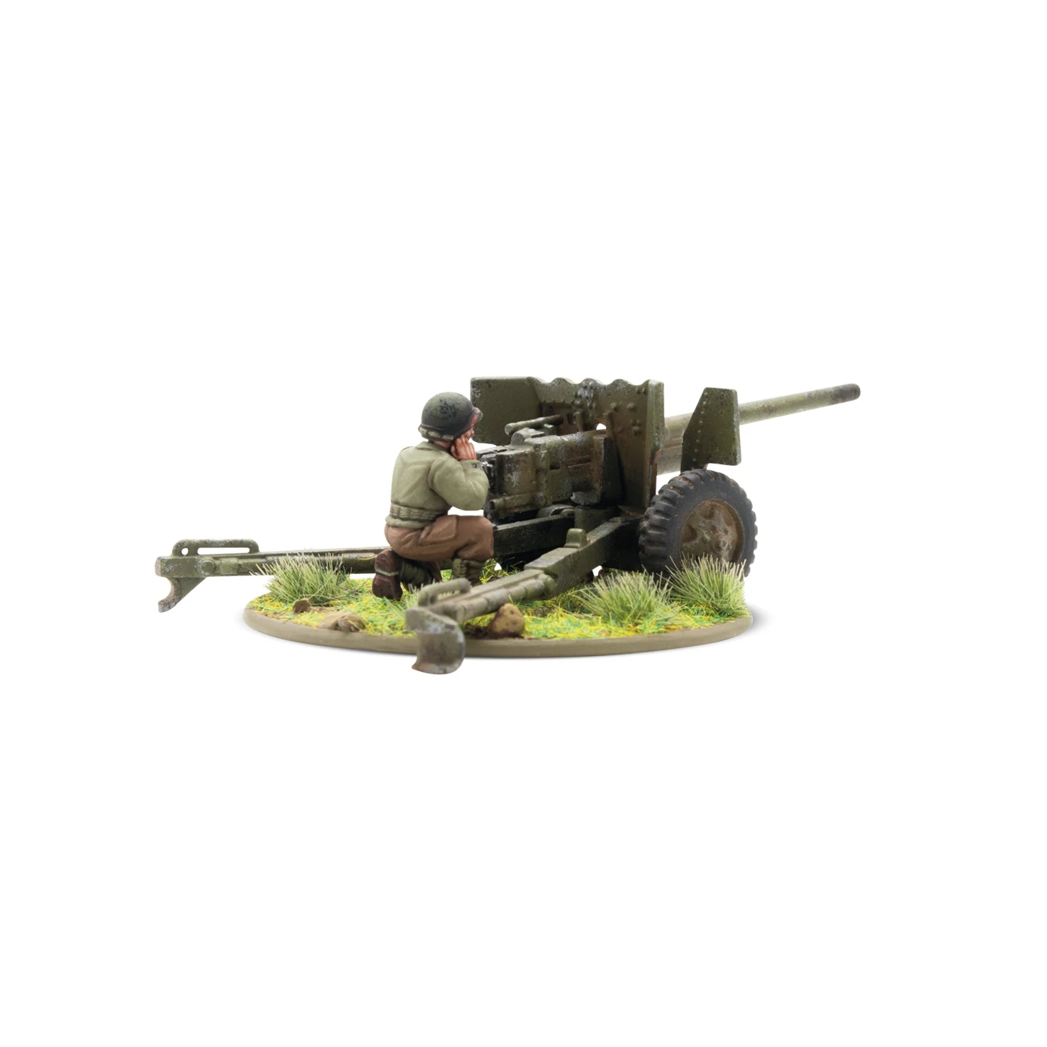 Bolt Action - American - Army 57mm Anti-Tank Gun (Plastic)