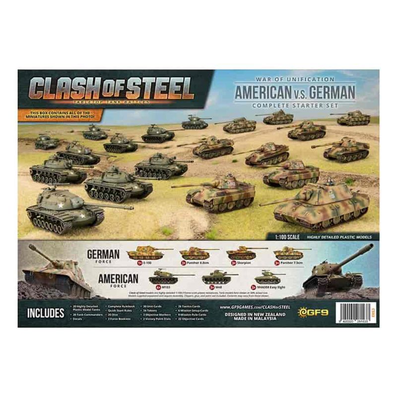 Clash of Steel: War of Unification - American vs German Starter Set