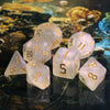The Chaos - Golden Font - 7ct Dice Set