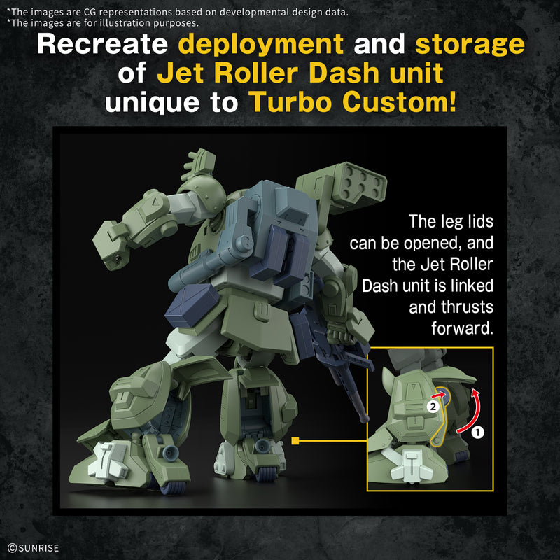 Bandai HG Scopedog Turbo-Custom "Armored Trooper Votoms" Model Kit