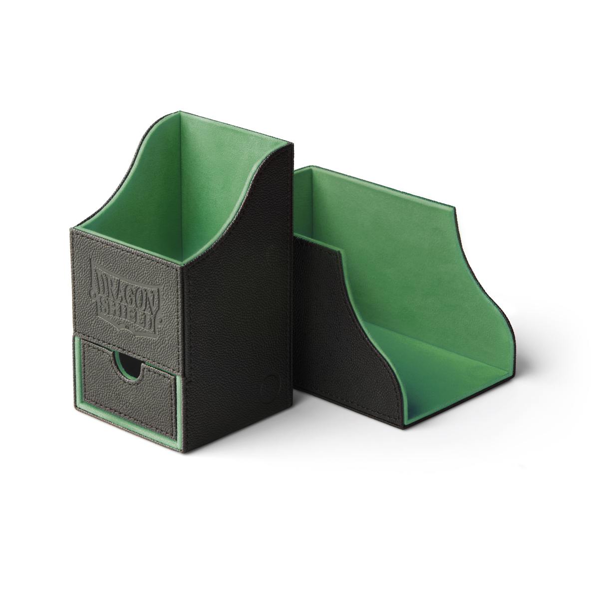 Dragon Shield - Nest+ 100 - Black/Green Deck Box