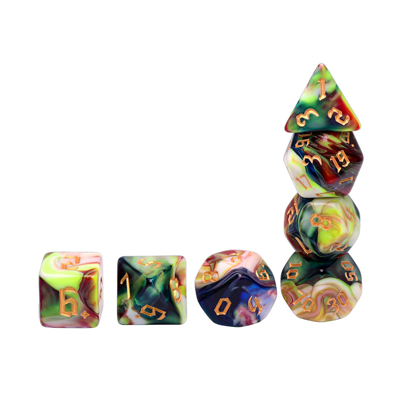 Secret Garden - 7ct Dice Set