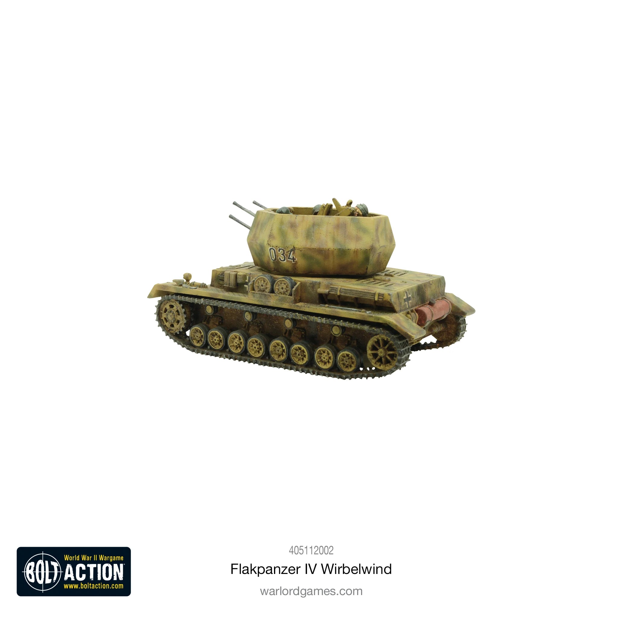 Bolt Action -Flakpanzer IV Wirbelwind (resin)