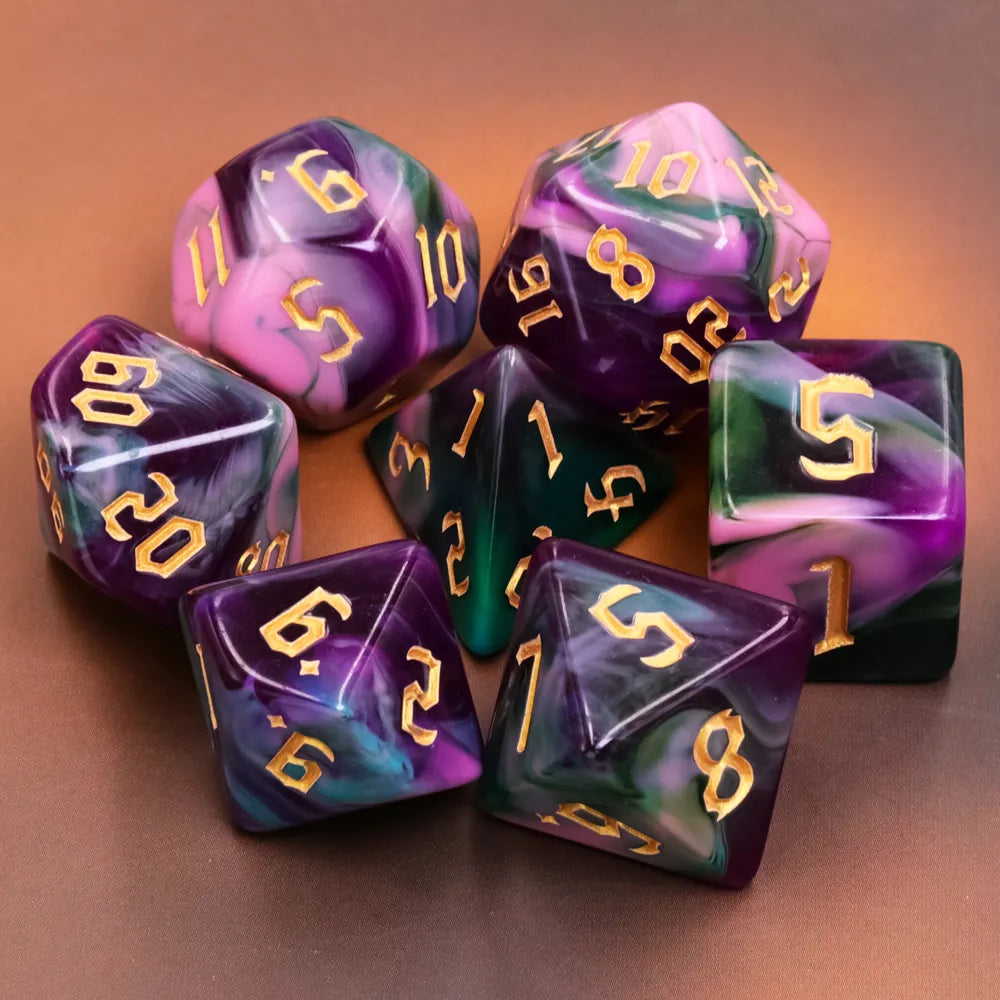 Night Elves - 7ct Dice Set