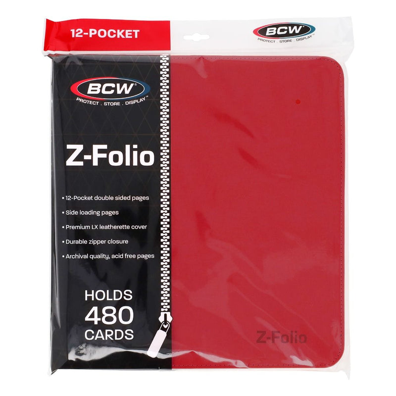 Z-Folio 12-Pocket LX Album - Red