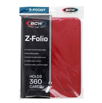 Z-Folio 9-Pocket LX Album - Red