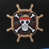 One Piece Logo Embroidered Snapback Hat