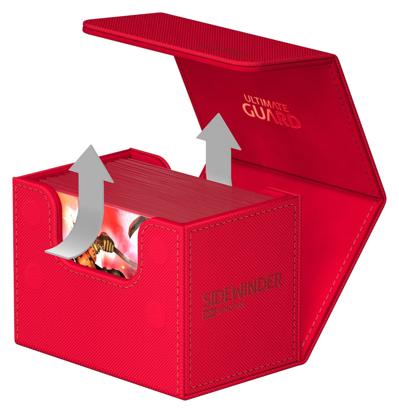 Ultimate Guard - Sidewinder 80+ Xenoskin Monocolor - Red