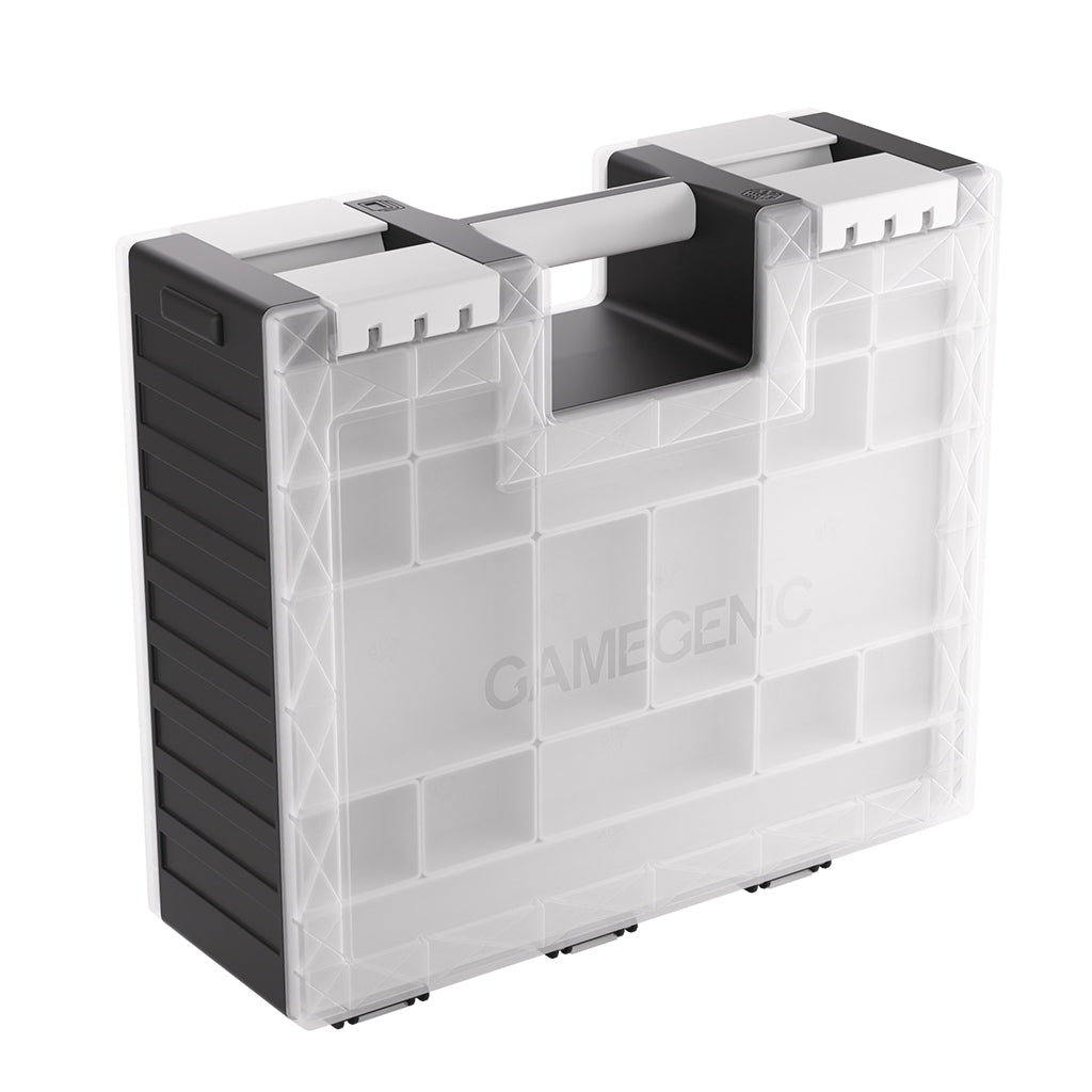 Game Castle TCG Storage Case - Black/White/Clear
