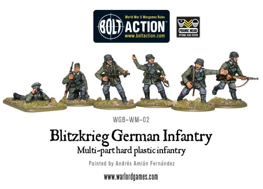 Bolt Action - Blitzkrieg German Infantry plastic boxed set