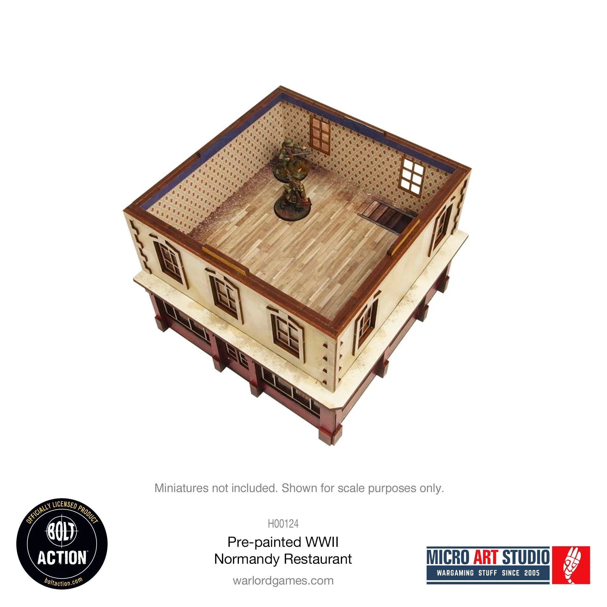 Bolt Action - Pre-painted WW2 Normandy Restaurant