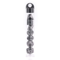 Silver - 7ct Metal Mini Dice Set