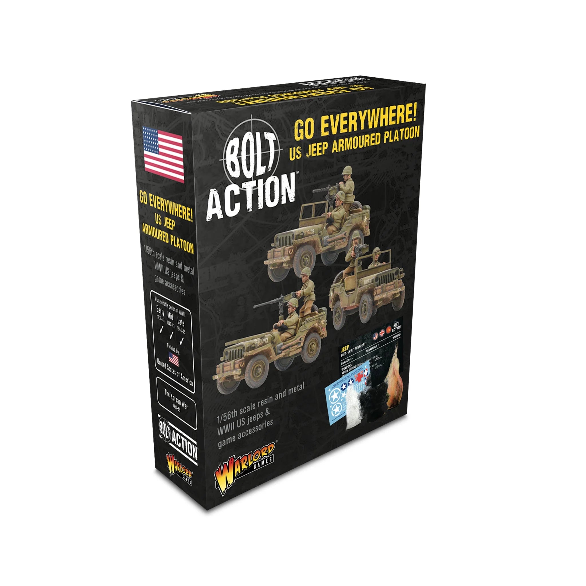 Bolt Action - Go Everywhere! US Jeep Armoured Platoon
