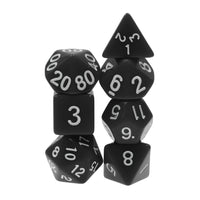 Black Opaque - 7ct Dice Set