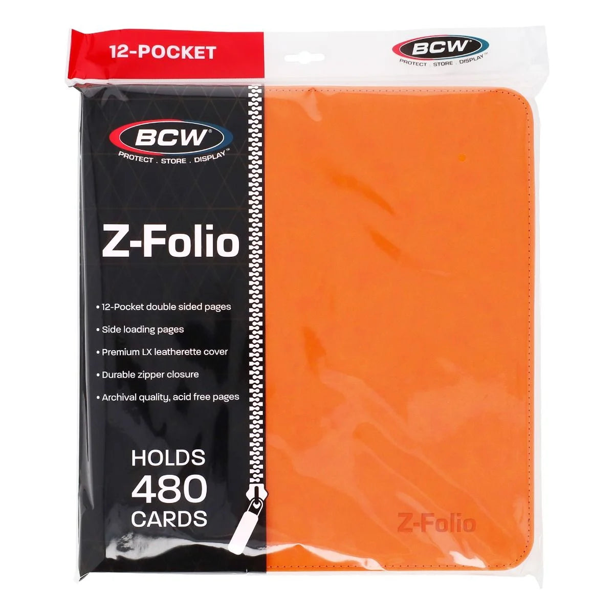 Z-Folio 12-Pocket LX Album - Orange