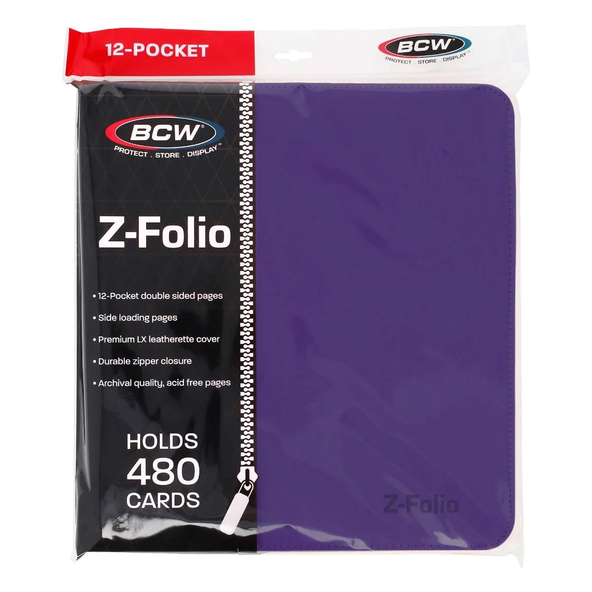 Z-Folio 12-Pocket LX Album - Purple
