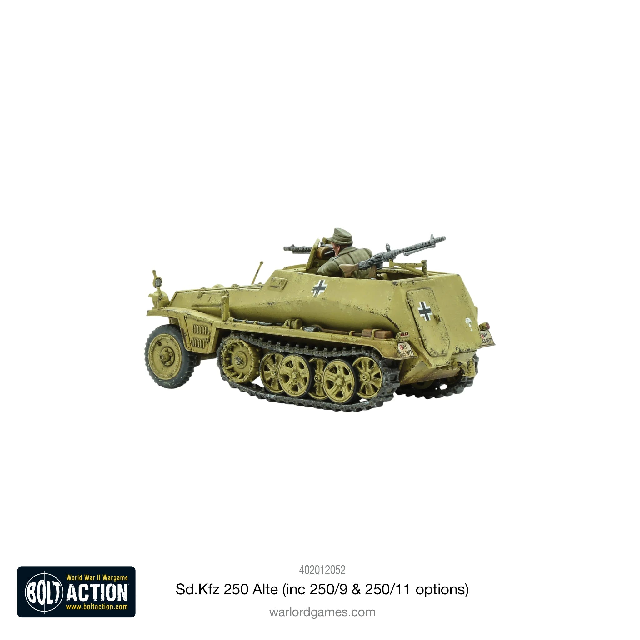 Bolt Action - Sd.Kfz 250 (Alte) Half-Track (Options For 250/1, 250/9 & 250/11 Variants)