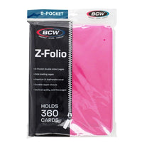 Z-Folio 9-Pocket LX Album - Pink