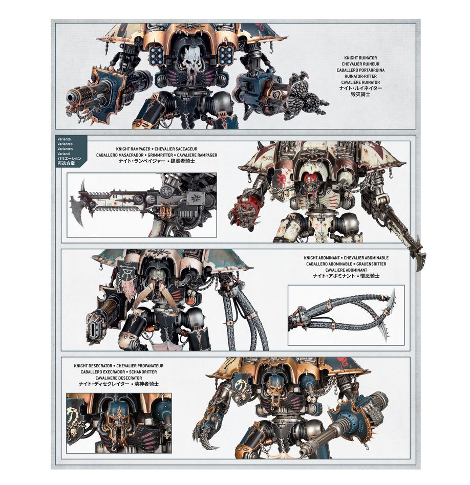 Warhammer 40,000 - Chaos Knights - Knight Ruinator
