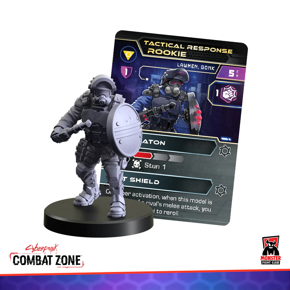 Cyberpunk RED Combat Zone - The Beat (Lawmen Gonks)