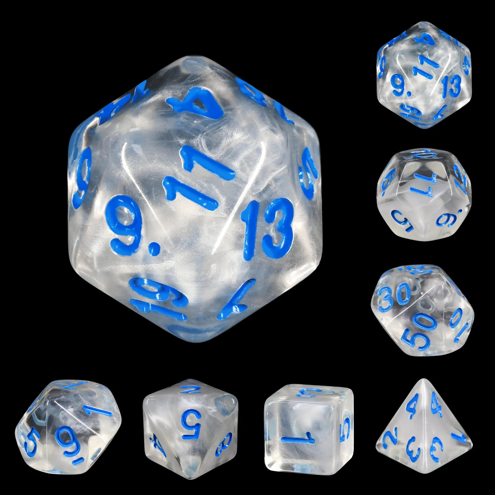 Winter's Waltz - 7ct Dice Set