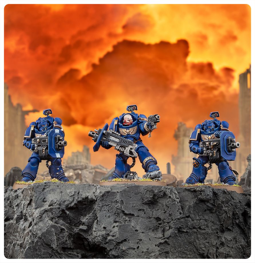 Warhammer 40K - Space Marines - Eradicator Squad With Heavy Bolters