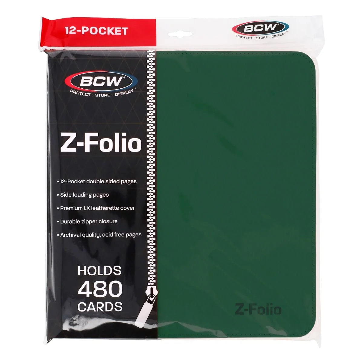 Z-Folio 12-Pocket LX Album - Green