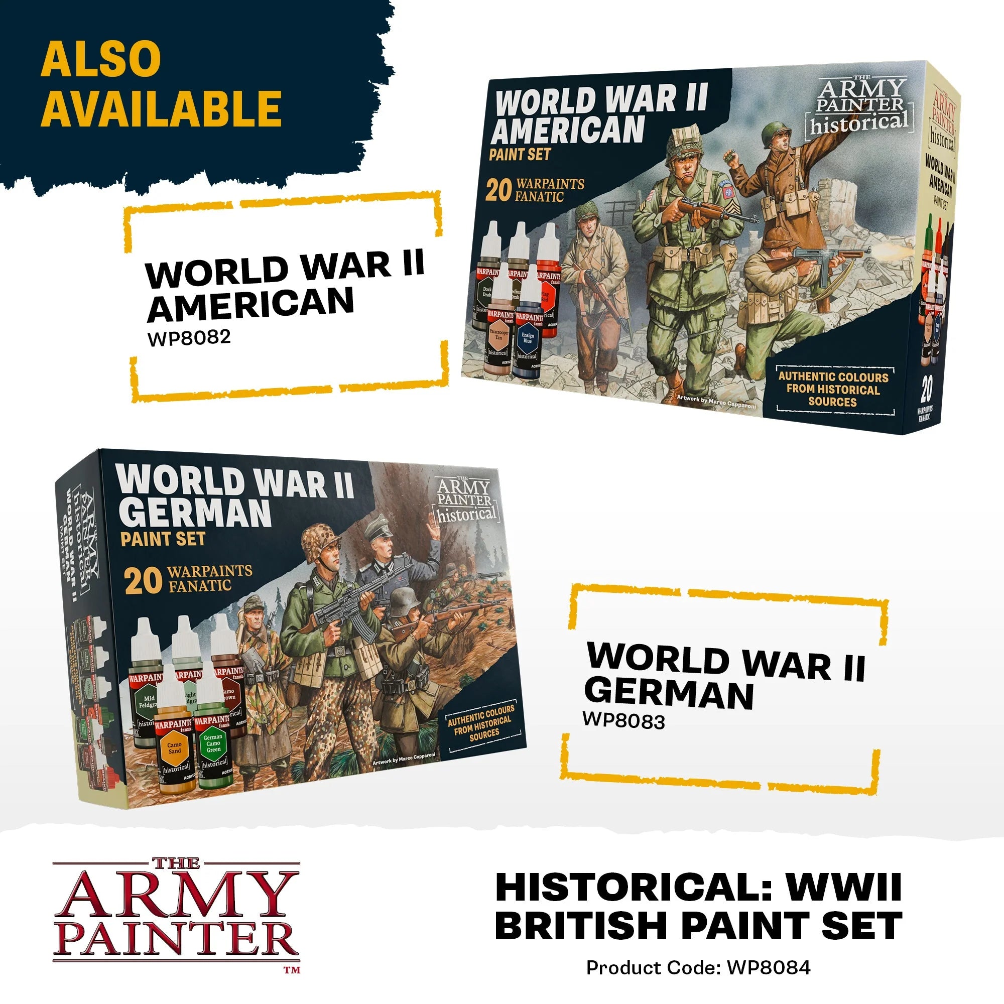 Army Painter - Warpaints Fanatic - World War II British Paint Set