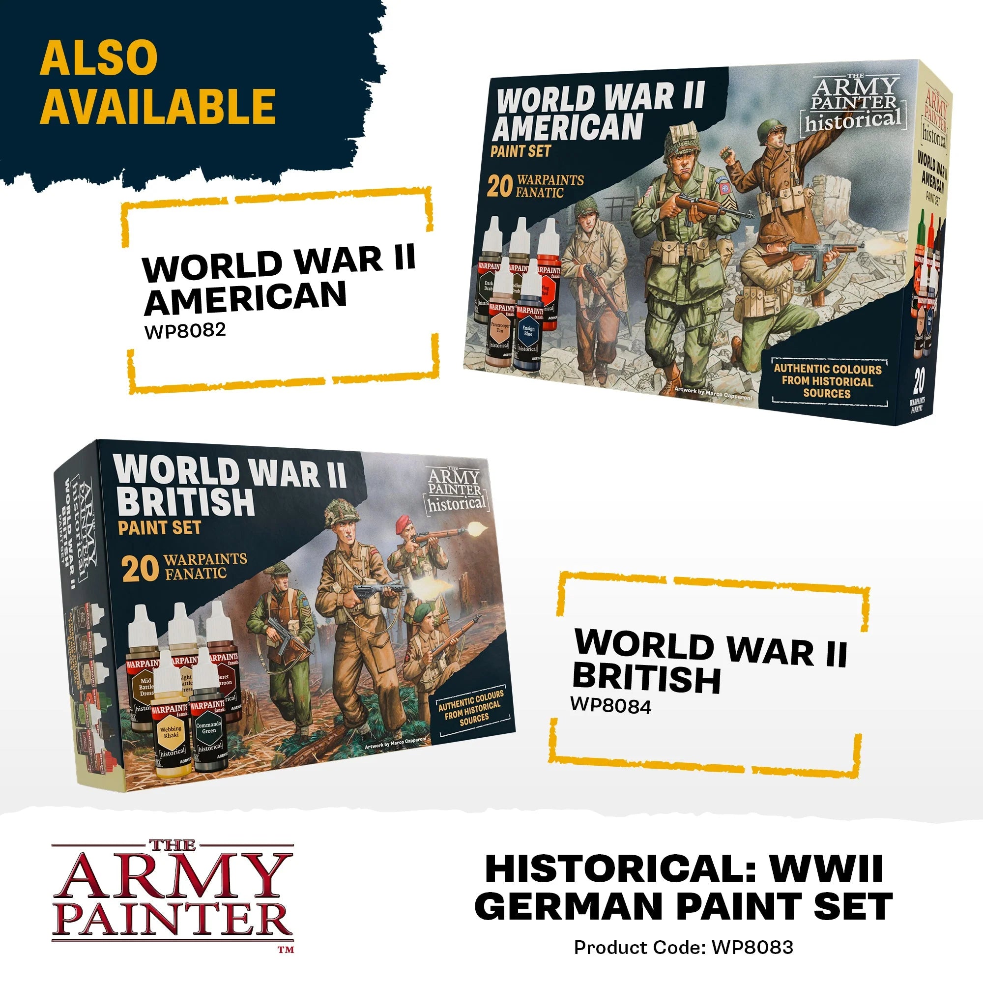 Army Painter - Warpaints Fanatic - World War II German Paint Set