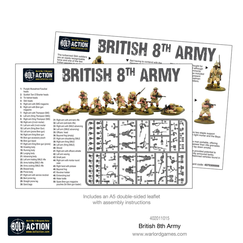Bolt Action - British 8th Army