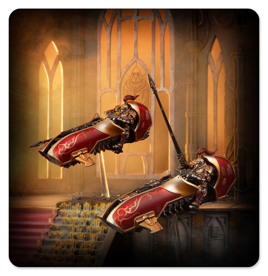 Warhammer 40K/The Horus Heresy - Custodes - Gyrfalcon Jetbike Sodality