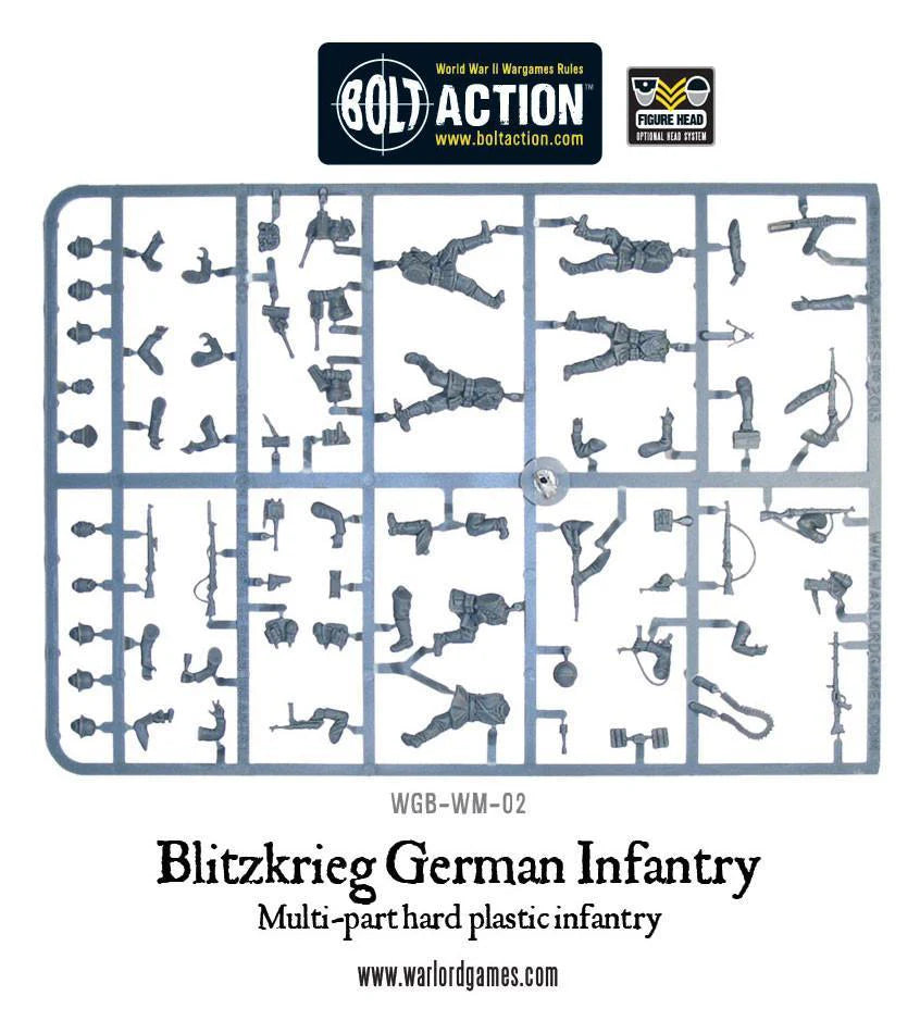 Bolt Action - Blitzkrieg German Infantry plastic boxed set