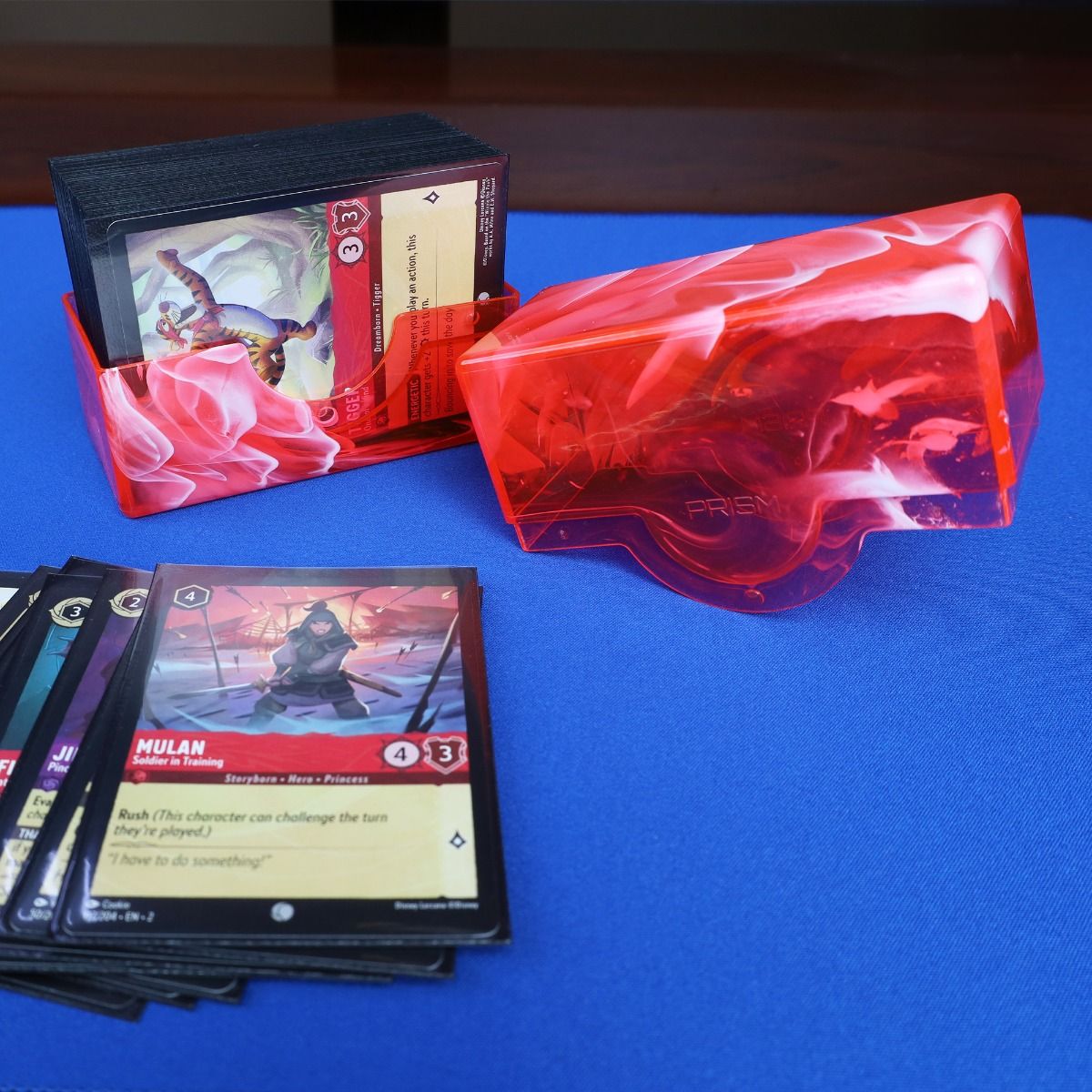 BCW Supplies - Prism Deck Case - 50 CT - Carnelian Red