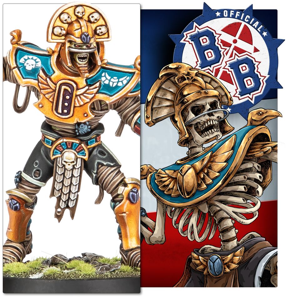 Blood Bowl - Tomb Kings Blood Bowl Team - The Nehekhara Nightmares
