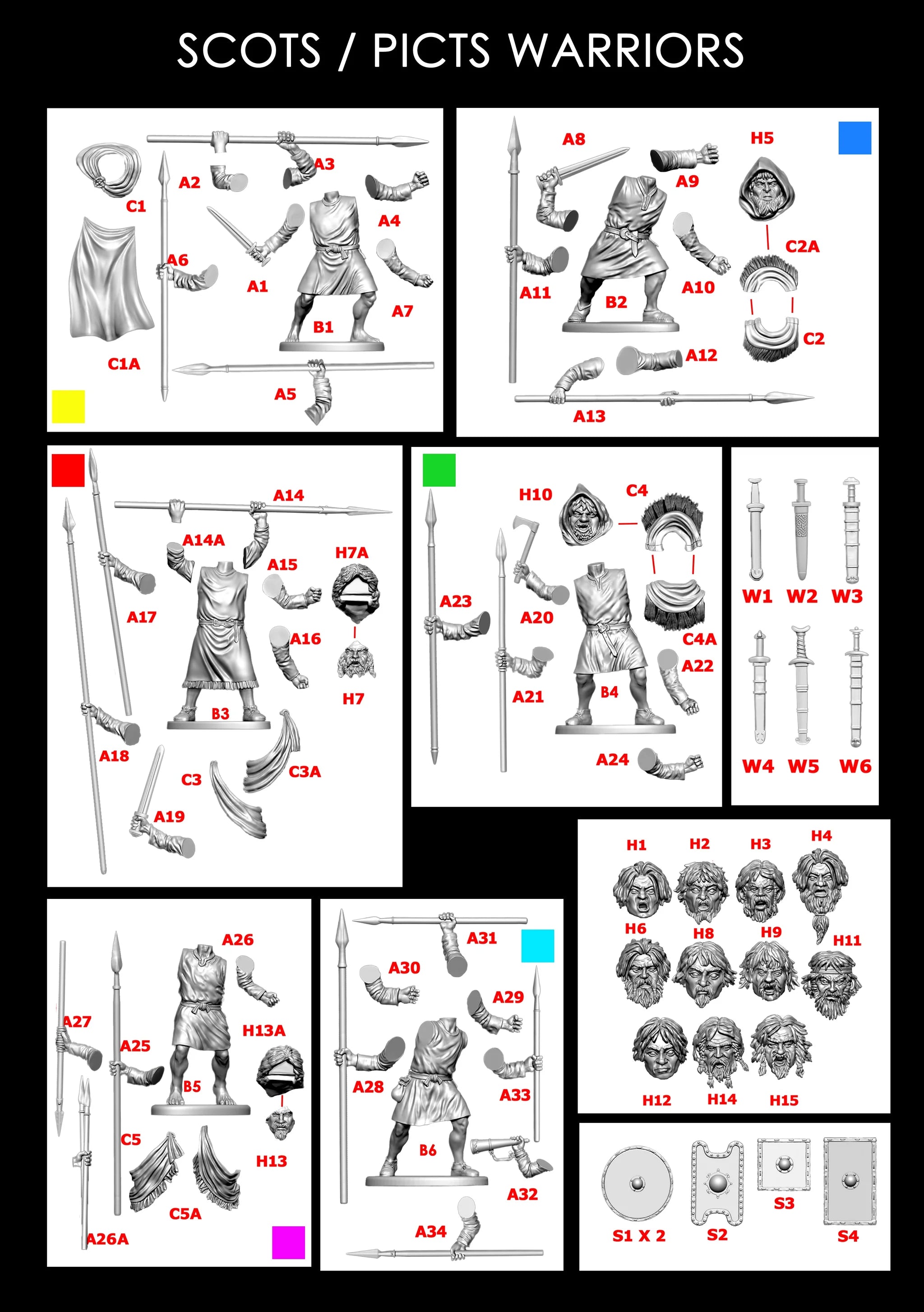 Victrix Limited - Scots/Picts Warriors