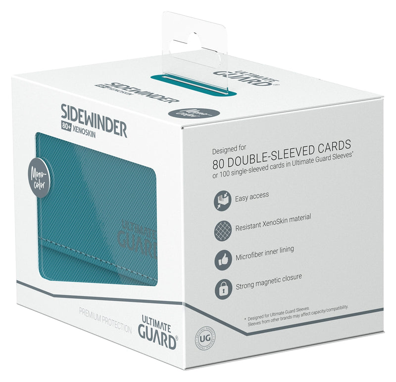 Ultimate Guard - Sidewinder 80+ Xenoskin Monocolor - Petrol