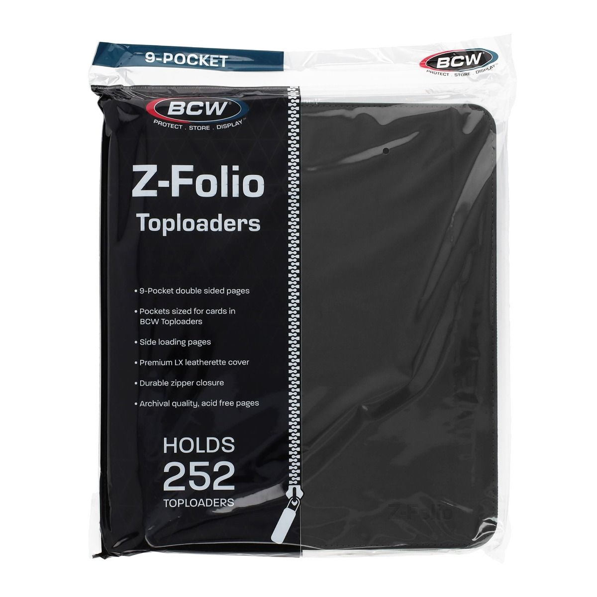 Z-Folio 9-Pocket Album - Toploaders - Black